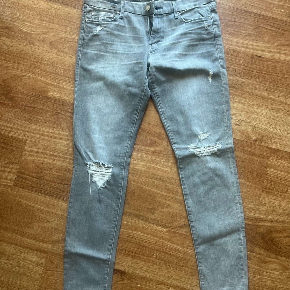 MOTHER gray jeans